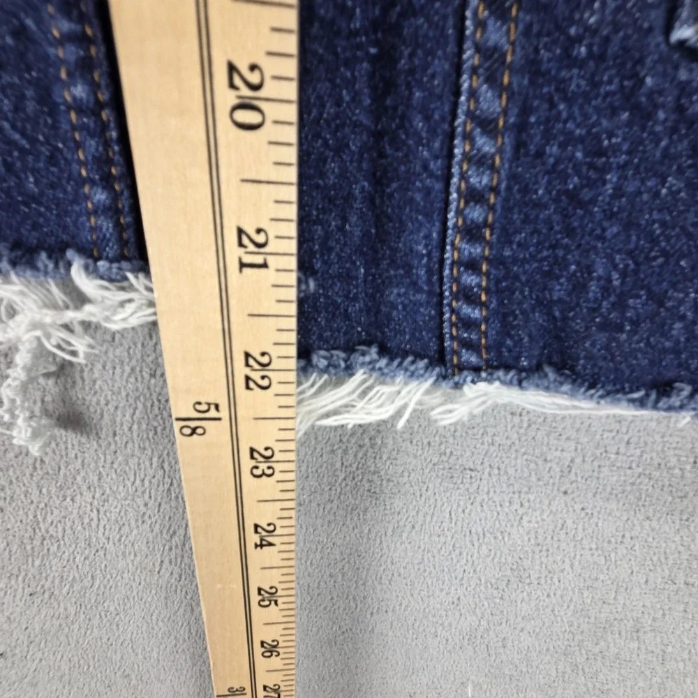 Ripton Jeans Mens 29 Blue Sport Utility Pant Workwear Zip Fly Raw Hem Panel Knee